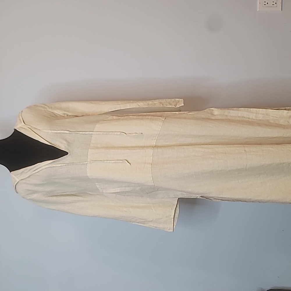 Juicy Couture Cream Long Sleve Long Dress